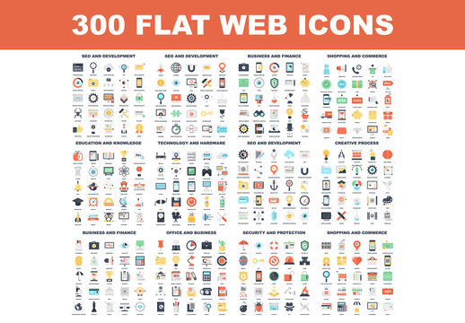 300 Colorful Icons 1