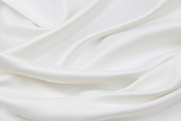 White silk fabric
