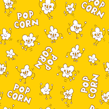 Popcorn Seamless Pattern