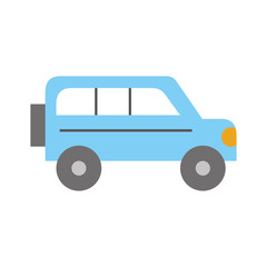safari van isolated icon vector illustration design