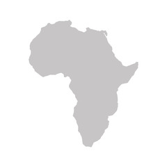 africa map isolated icon vector illustration design