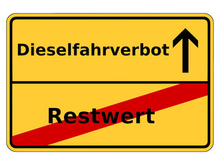 Dieselfahrverbot versus Restwert