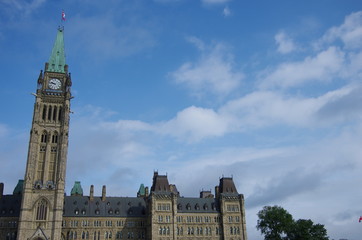 Fototapeta na wymiar Parlement Ottawa Ontario