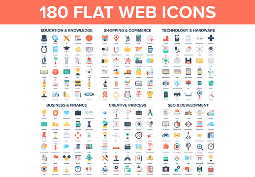 180 Colorful Icons 1