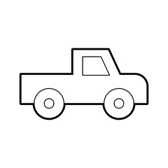 safari Van of Plato isolated icon vector illustration design