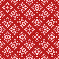 Vector classic vintage ornamental pattern. Seamless abstract background with repeating elements