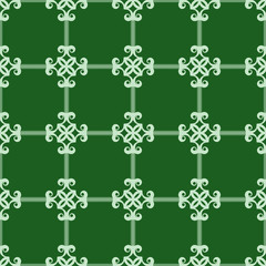 Vector classic vintage ornamental pattern. Seamless abstract background with repeating elements