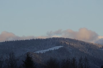 snowy mountain