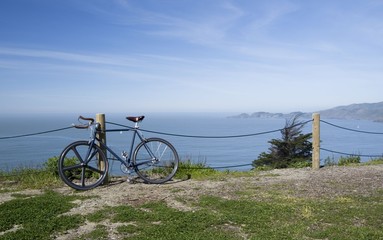 Fototapeta premium Bike in Bay of San Francisco, California, USA