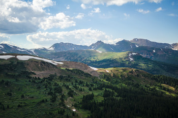 The Continental Divide in Loveland Pass, Colorado