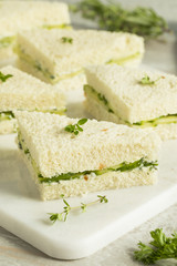 Homemade Cucumber Tea Sandwiches