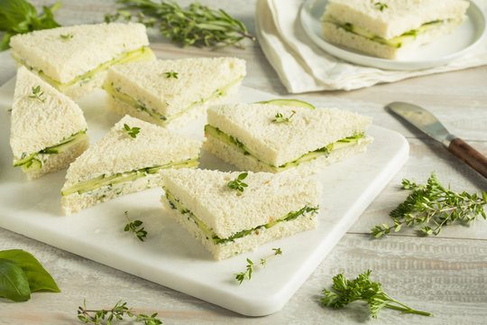 Homemade Cucumber Tea Sandwiches