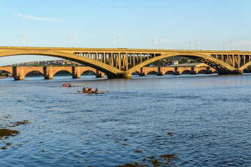 Kayakers on the river