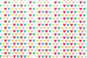 Fototapeta na wymiar background colored hearts