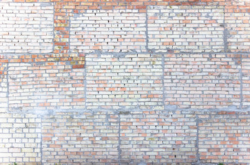 Wall of red brick