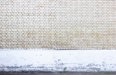 Wall of brick