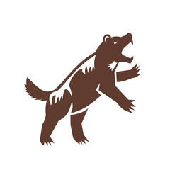 Wolverine Standing Hind Legs Retro