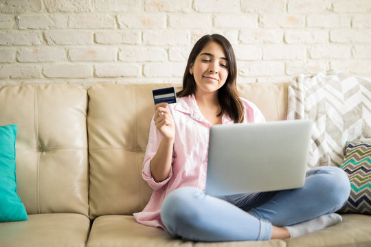 Shopping with credit card online