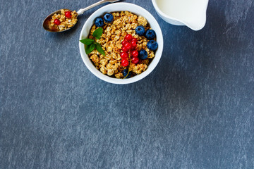 Breakfast with granola