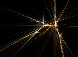 Obraz premium Gleam Light Abstract Cross