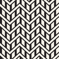 Vector seamless zigzag line pattern. Abstract stylish geometric background. Repeating lattice background
