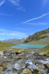 Fototapeta na wymiar Weißsee im Kaunertal Ötztaler Alpen - Tirol 