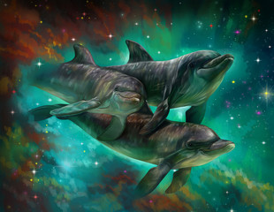 Дельфины в космосе