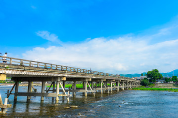 Obraz na płótnie Canvas 京都 嵐山 渡月橋