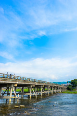 Obraz premium Kyoto Arashiyama Togetsubashi