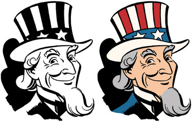 American icon and symbol of freedom Uncle Sam