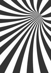 Fototapeta premium Illustration of Vector 3D Tunnel Background. Spiral Hole Illusion Template