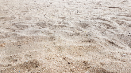 slope sand on the beach in horizontal background