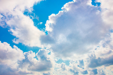 Plakat Clouds in sky