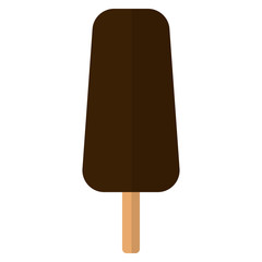 Ice cream eskimo flat icon, vector sign, colorful pictogram isolated on white. Symbol, logo illustration. Flat style design