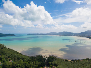 Aerial view of Khao-Khad Bay in Phuket