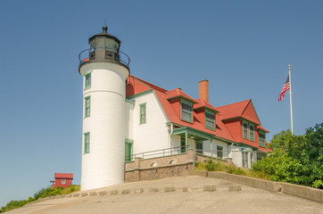Sunlight on Point Betsie Lighthouse © Sue Smith