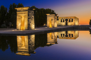 Obraz premium Templo egipcio de Debod,Madrid