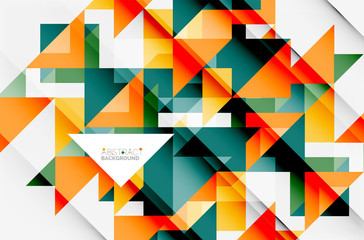 Triangle pattern design background
