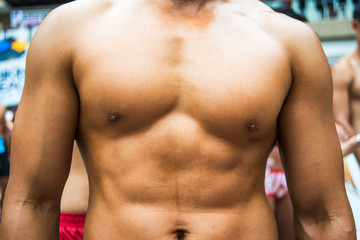 Fototapeta premium Athletes and fitness