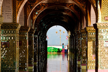 Inside Myanmar Temple