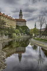 Fototapeta na wymiar City of Cesky Krumlov in Czech Republic
