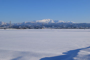 北国の雪景色
