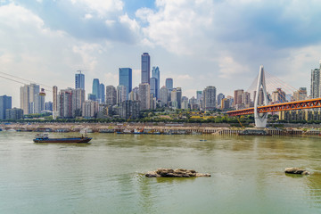 Obraz premium Chongqing architectural scenery and skyline