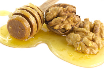 Noci nel miele con dosatore