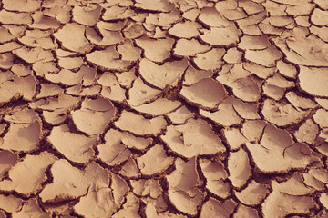 Cracks texture ground surface soil, dried clay, drought