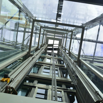 glass elevator