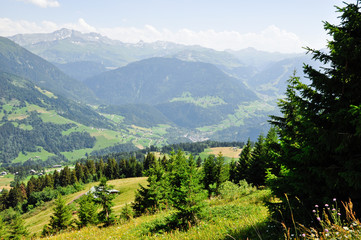 beaufort valley in Savoie France