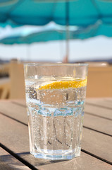 drink on the beach