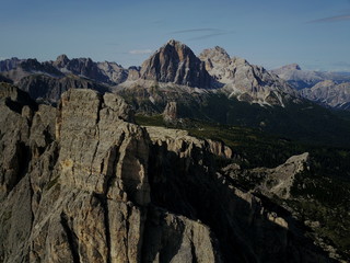 Dolomiten aus der Luft