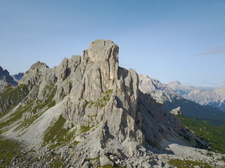 Dolomiten aus der Luft